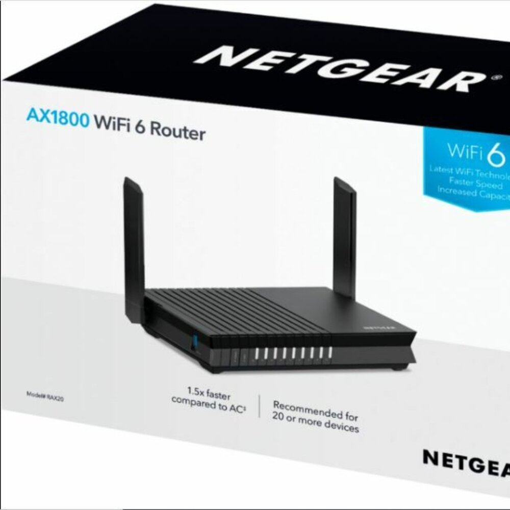 NETGEAR NIGHTHAWK 4 Port 1200 Mbps Wi-Fi Hotspot Modem (RAX20100NAS)